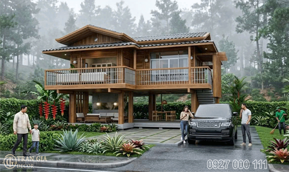 Nhà gỗ đẹp hiện đại 2026 -07