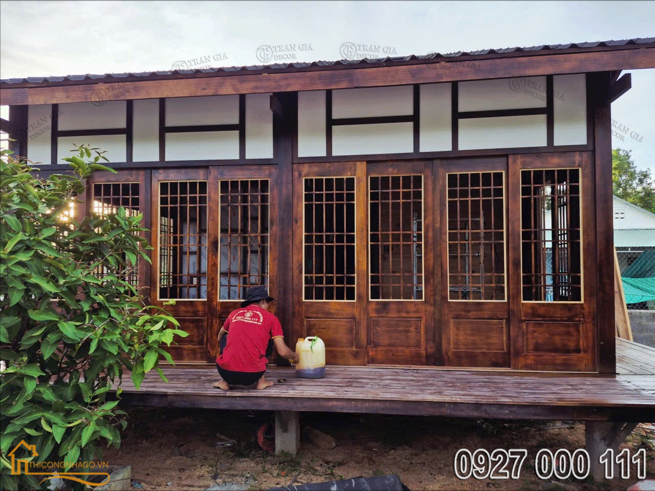Xưởng sản xuất nhà gỗ 05